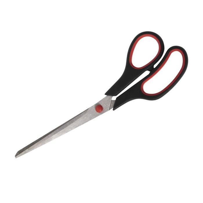 Ножницы канцелярские 23,5 см ручки пластик с резин вставкой 237501 (STAFF Everyday)