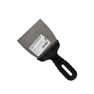 Шпатель 100 мм нержавеющая сталь, пластмассовая ручка `PRAKTISCHE TOOLS`