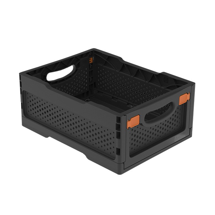 Ящик пласт складной универсальный 400х300х170 мм черный (АП)