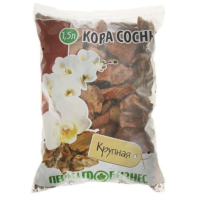 Кора сосны крупная 1,5 л (ПАБ)