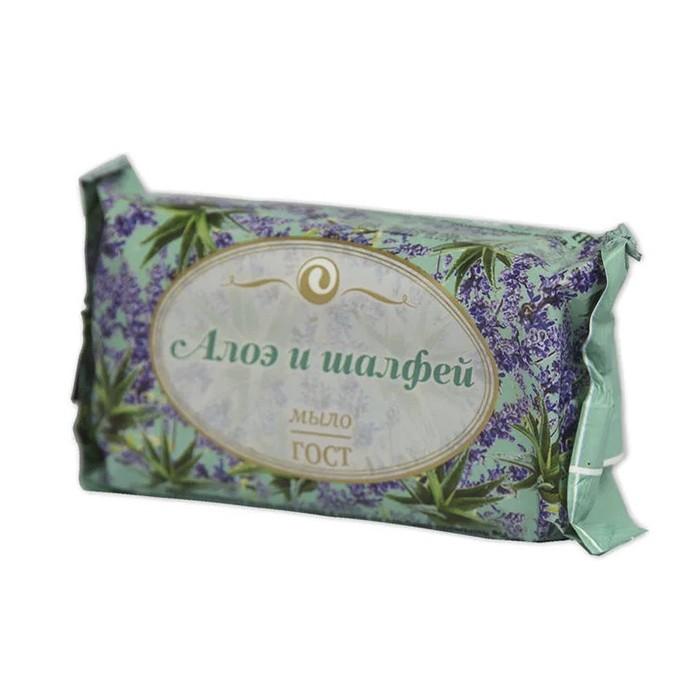Мыло туалетное 90 гр 'Алоэ и шалфей' флоу-пак 136699 (ЕЖК)