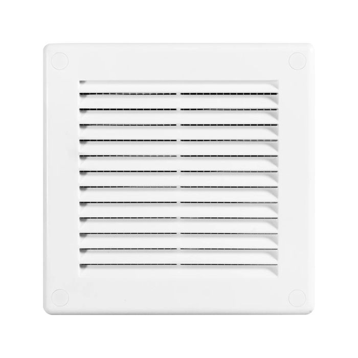 Решетка вентиляционная 150х150 пласт, сетка (бел) (Омск)