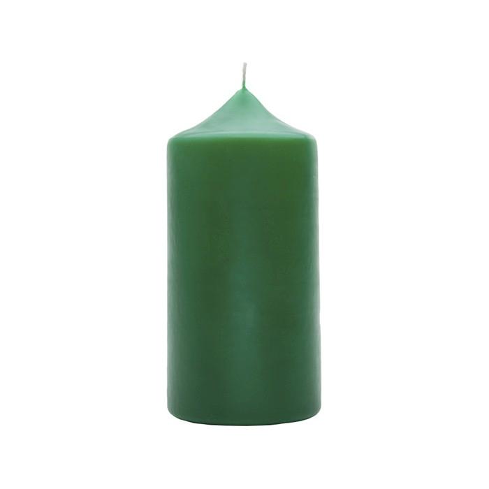 Свеча столбик 270 гр зеленый