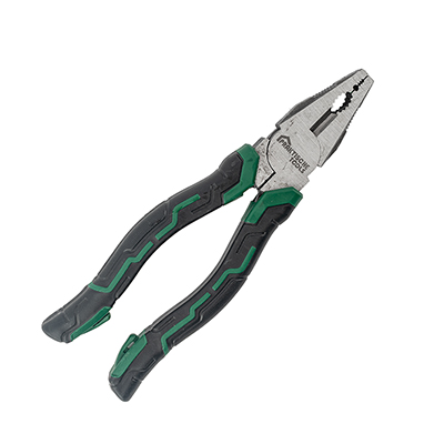 Плоскогубцы комбинированные `PRAKTISCHE TOOLS`, кованая сталь, двухкомпонентные рукоятки, 200 мм