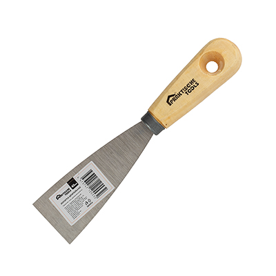 Лопатка шпательная  40 мм, пружинная сталь, деревянная рукоятка 'PRAKTISCHE TOOLS'