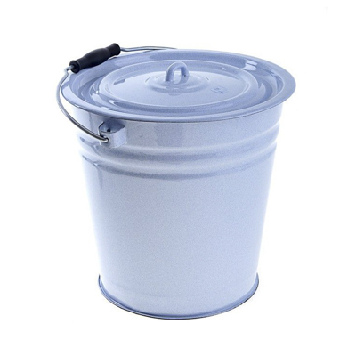 Ведро эмалир 12 л с крышкой цвет в асс-те с-1224 (Лысьвенские эмали)