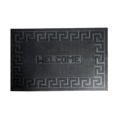 Коврик придверный резиновый 40х60 см BLABAR "Welcome" черный