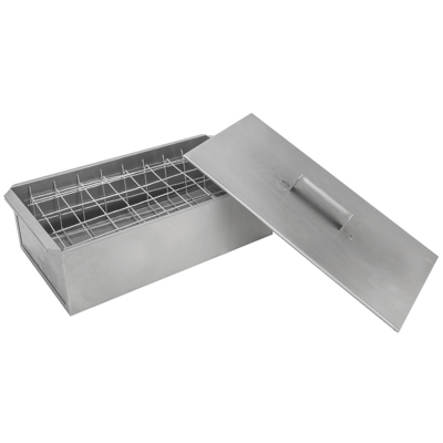 Коптильня 500х270х175 сталь 0,8 мм двухъярусная с поддоном 'Твой Пикник'