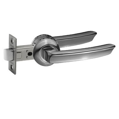 Защелка дверная `ЧИБИС` Готовое решение ЛЕОН (хром) б/фикс