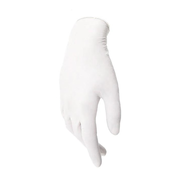 Перчатки нитриловые неопудренные разм. XS 'MediOK' белые (50 пар/уп)