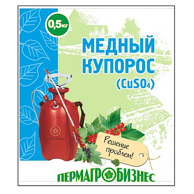Медный купорос 0,5 кг (ПАБ)