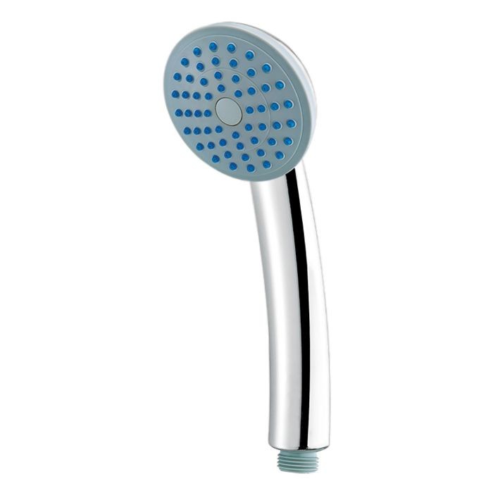 Лейка для душа 1-режим пласт хромир "КОБРА" имп 1/2"