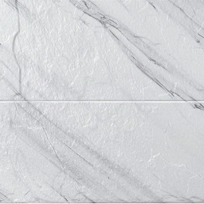Панель 3D «Мрамор бело-серый», самоклеющаяся, 700х700х3,0мм [10]