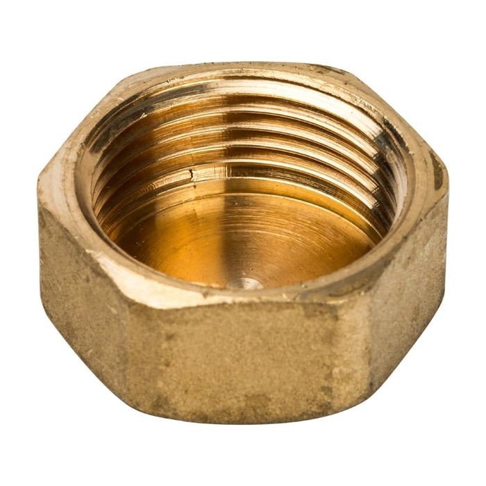 Заглушка 1/2" Г латунь LEXLINE ДУ-15 (Украина)