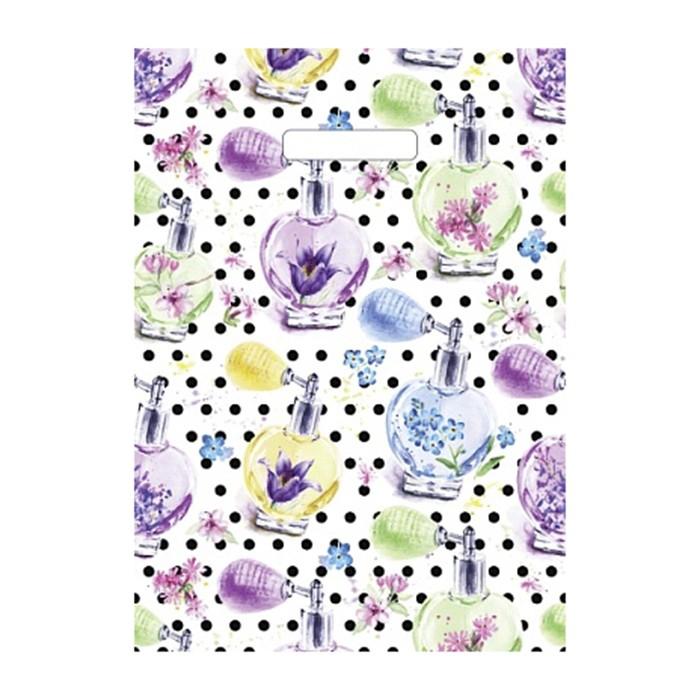 Пакет 29х40 (35 мкм) с вырубной ручкой 'Цветочный аромат' 50шт/упак