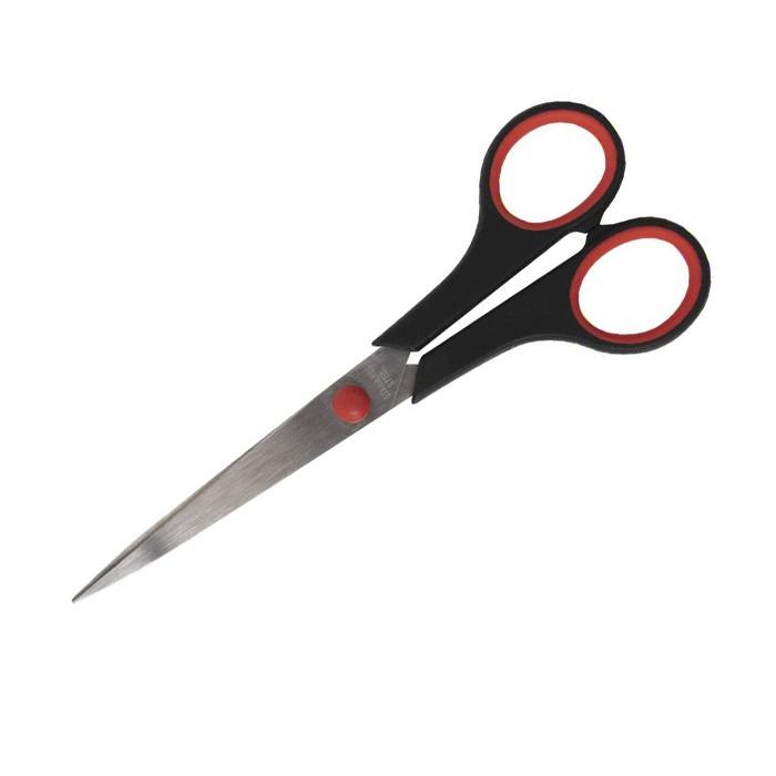 Ножницы канцелярские 17см ручка пластик с резин вставкой 237498 (STAFF Everyday)