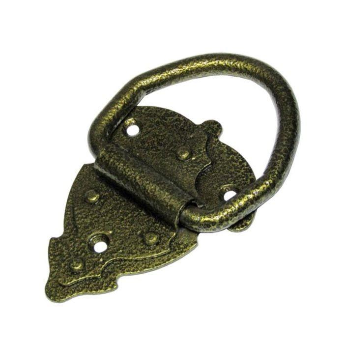 Ручка дверная мет `Кольцо` РКО-90 (стар бронза)