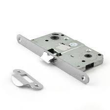 Защелка дверная Апекс 5300-WC-NI (ник)  центр  риг,под фикс под руч,м/о 90мм