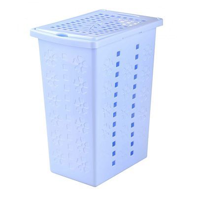 Корзина для белья 30 л 'Виолетта' голубой м2444 (А)