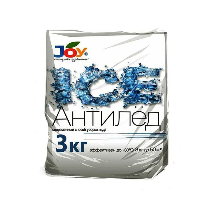 Противогололедный реагент Антилед JOY (-30С) 3 кг