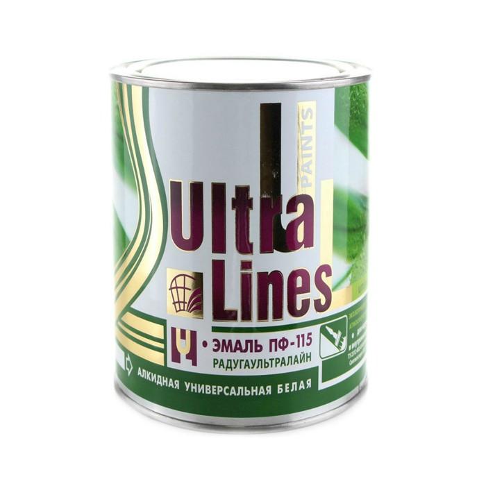 Эмаль ПФ-115 "Ultra Lines" белая (0,8 кг)