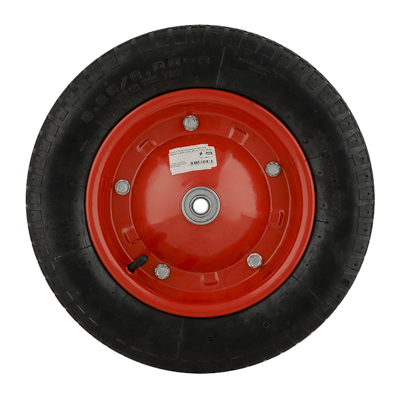 Колесо К Тачке Пневматическое 3.00-8 PR2400-13 (1.65.120) (d кол 360 мм, d ступ 16 мм, L ступицы 90 мм) (С ВТУЛКОЙ 14,7/12,3 мм)