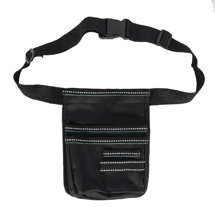 Сумка поясная для инструмента, 4 кармана, материал оксфорд 650ПВХ (ДЕЛЬТА)