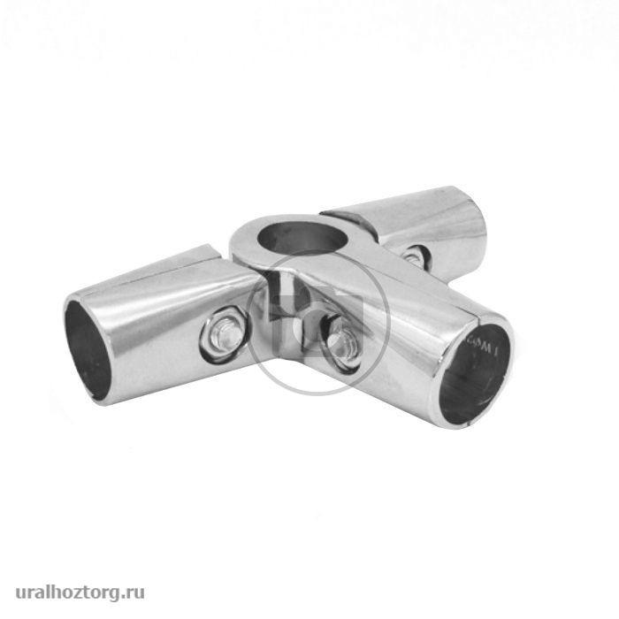 Джокер держатель конечный тройной R-44 М/223/Uno7 для трубы D25