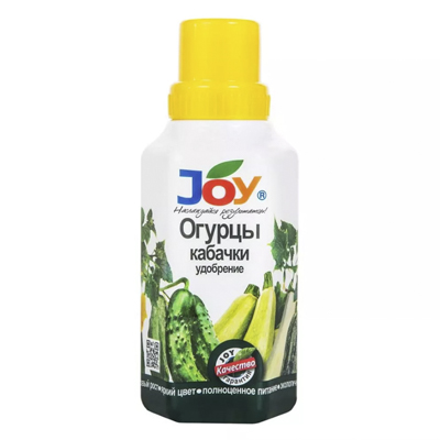 Удобрение для Огурцов, кабачков 330 мл (Джой)