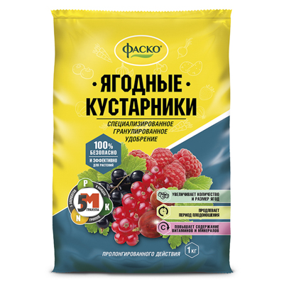 Удобрение для Ягодных кустарников '5М' 1 кг (Фаско)
