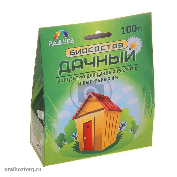 Биосостав для туалетов Дачных  и выгребных ям `Дачный` 100 гр порошок