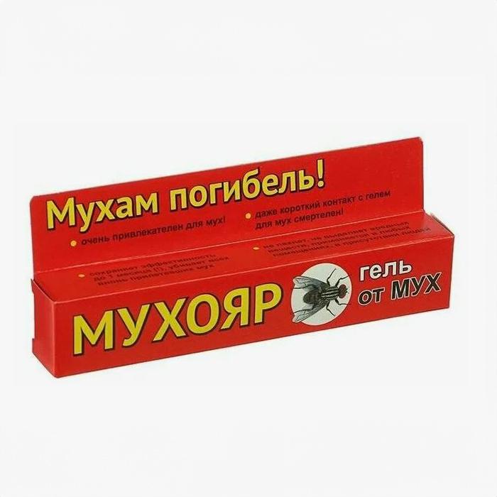 Гель от мух "Мухояр" туба 45 гр (В/Х)