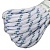 Шнур полипропиленовый, плетеный, с сердечником, 16 пр., d=2 мм, 20 м, КРАП