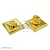 Фиксатор дверной `ЧИБИС` WC-Z846-BK SB/PB (зол) к-т