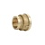Муфта 1/2"-3/4" Г/Г латунь LEXLINE ДУ-15-20