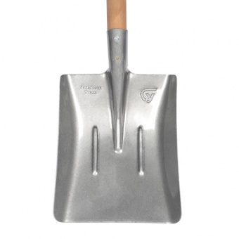 Лопата совковая ЛСП рельс.сталь `Урожайная сотка` универсальная с ребр.жест с краш дер/чер S501-4