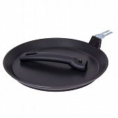 Сковорода алюм блинная 22 см а/п съемная ручка `Традиция` сб220а (Kukmara)