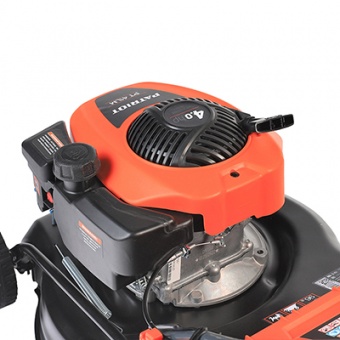 Газонокосилка бензиновая 2900Вт, 4 л.с, четырехтактный, ширина скашивания 410мм, кол-во оборотов 2800об/мин, травосборник 40л, PATRIOT PT 41LM