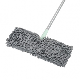 Швабра микрофибра-лапша 2-х стор стал телескоп ручка 60-120 см ‘Praktische Home’