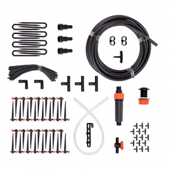 Капельный полив от емкости с регулируемыми капельницами на 60 растений 'Жук' 5974-00