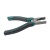 Плоскогубцы комбинированные `PRAKTISCHE TOOLS`, кованая сталь, двухкомпонентные рукоятки, 180 мм
