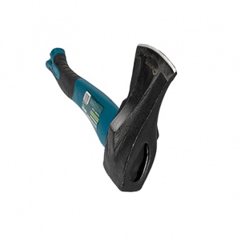 Топор кованый `PRAKTISCHE TOOLS`, клиновидная форма, фиберглассовое топорище 380 мм, 1000 г