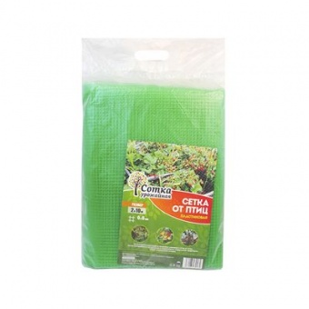 Сетка пластиковая от птиц 6х6 (2 х 10м) Зеленая
