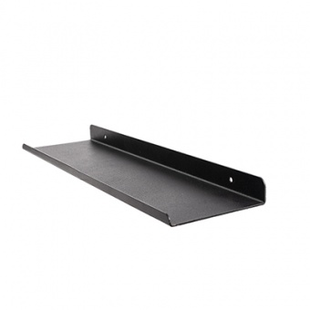 Полка универсальная настенная металл 40 х 10,5 х 2,5 см черная Verda Line