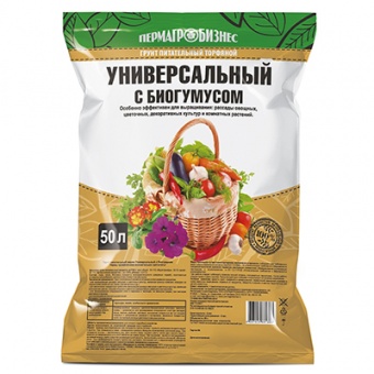 Грунт Универсальный с биогумусом 50 л (ПАБ)