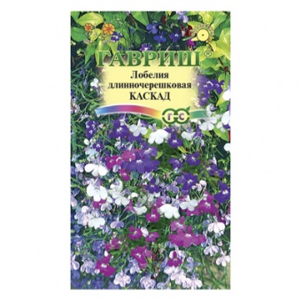Лобелия Каскад*, ампельная смесь 0,01 г (Гавриш)