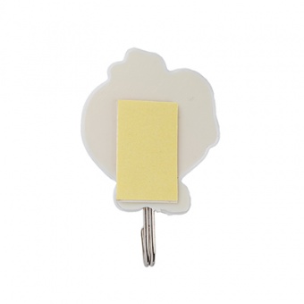 Крючок самоклеящийся `SANBERG` пластик ФРУКТОВОЕ АССОРТИ комп. 3шт Blister