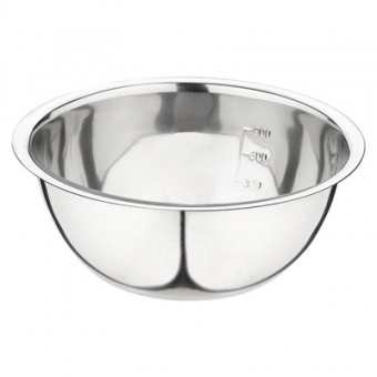 Миска нерж 1,5 л d=20 см мерная шкала Bowl-Roll-20