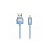 Кабель Smartbuy, USB - Lightning, 2 А, 1 м, ДЕТСКИЙ , синий
