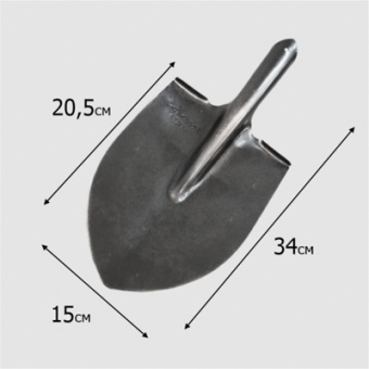 Лопата штыковая ЛД рельс.сталь `Урожайная сотка` дамская универсальная SM503